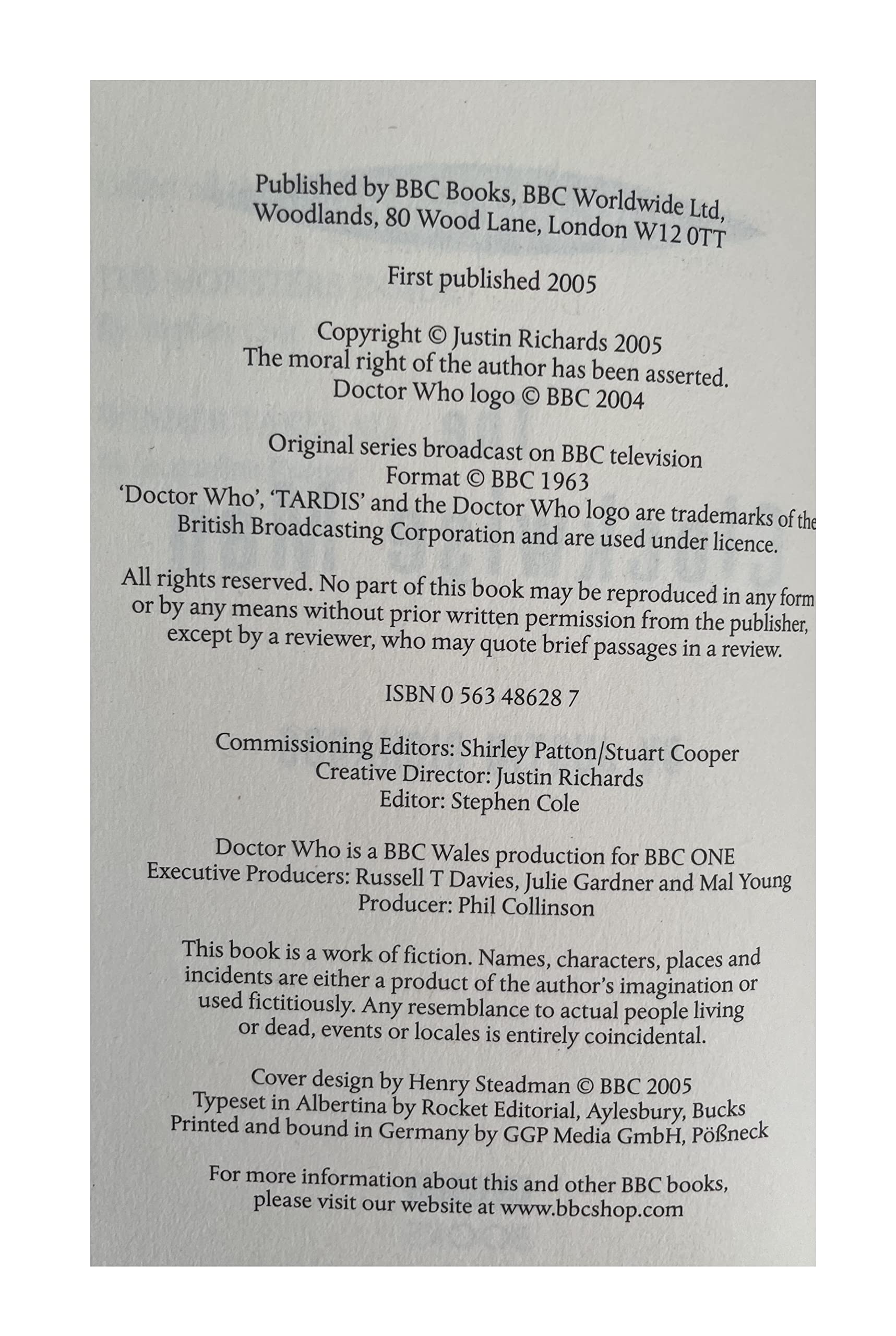 Doctor Who: The Clockwise Man,Used