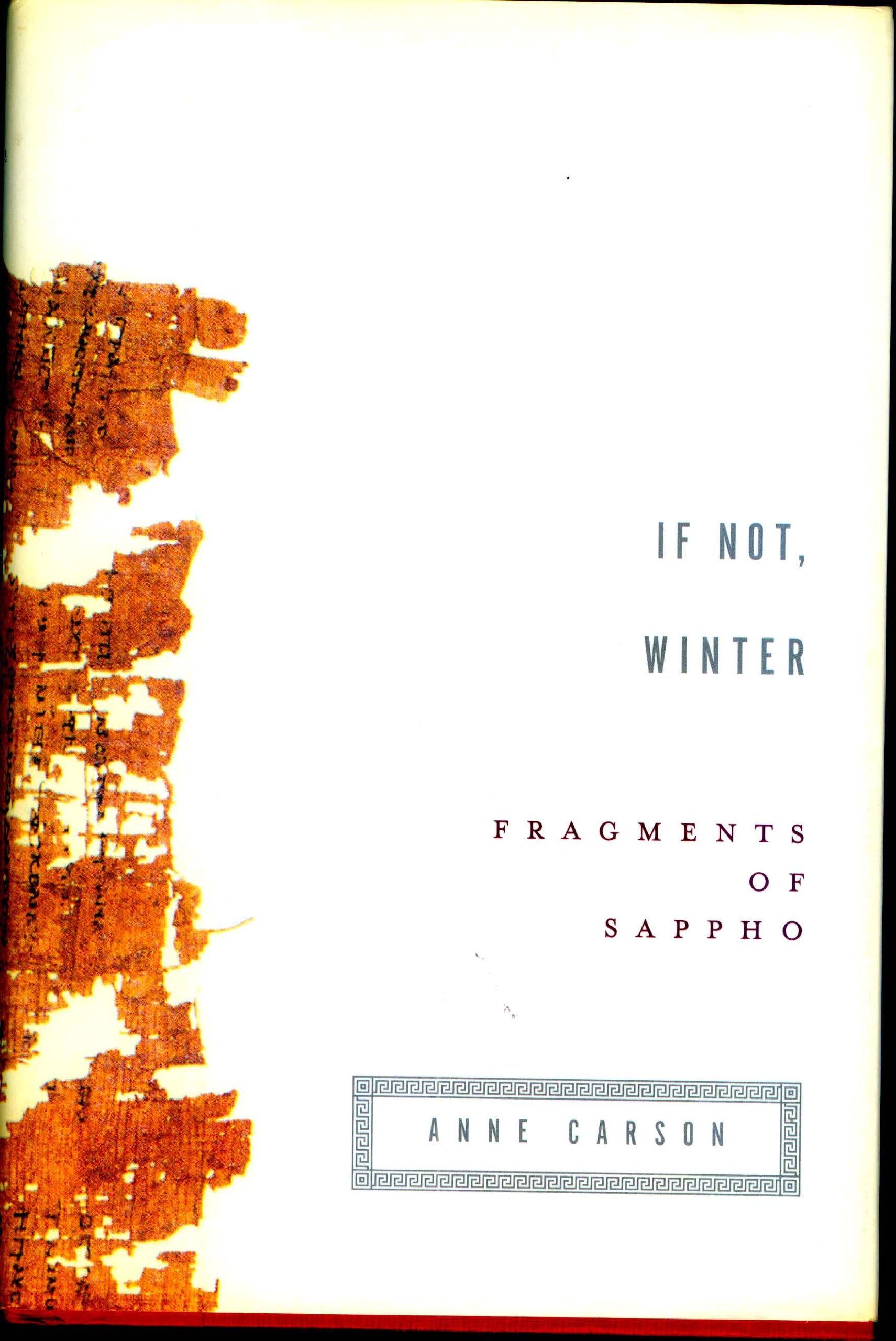 If Not, Winter: Fragments Of Sappho (English And Greek Edition),Used