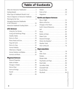 Carson Dellosa 1st Grade Interactive Notebooks, Reproducible Workbook Covering Physical, Space, and Earth Science, Test Prep and,Used