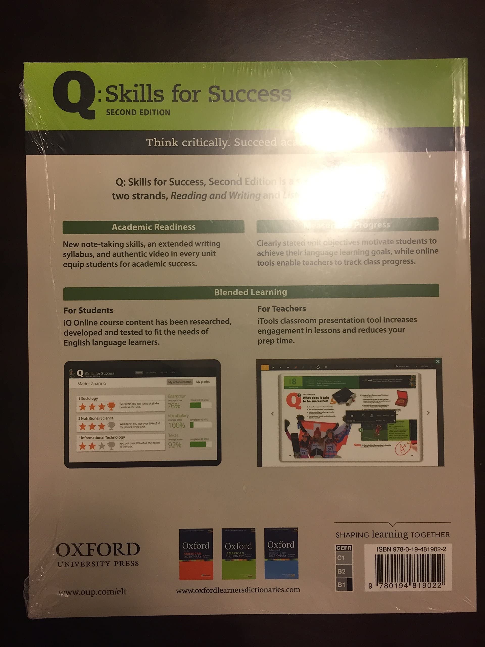 Q: Skills for Success 2E Reading and Writing Level 3 Student Book,New