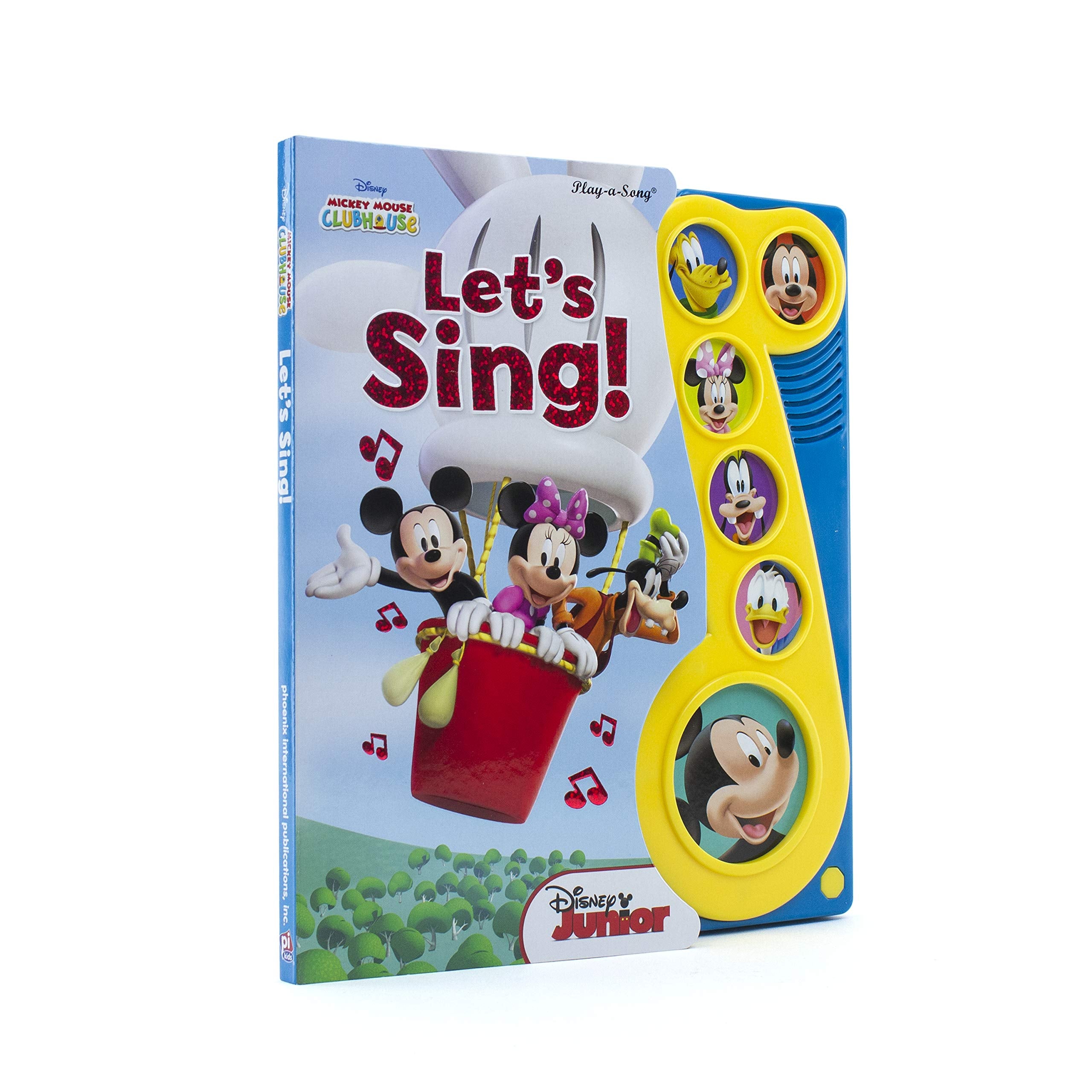 Phoenix International Publications Disney Mickey Mouse Clubhouse Sound Book - Let's Sing! Interactive Music Note Book for Kids