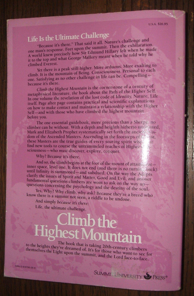 Climb the Highest Mountain: The Path of the Higher Self, Book One (Bk. 1),New