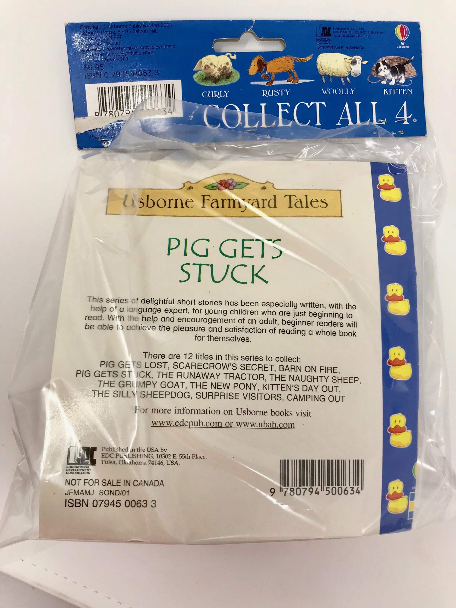 Pig Gets Stuck (Mini Farmyard Tales Key Ring),Used
