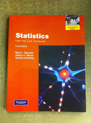 Statistics for the Life Sciences (4th Edition),Used