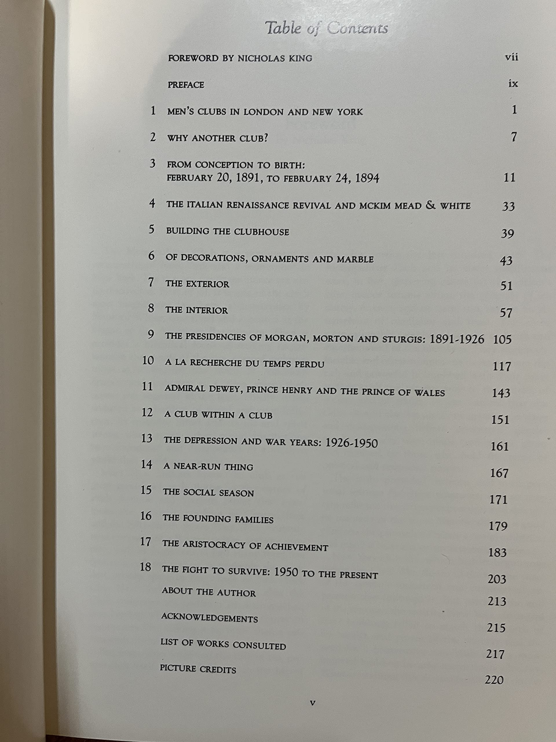 The Metropolitan Club Of New York,Used