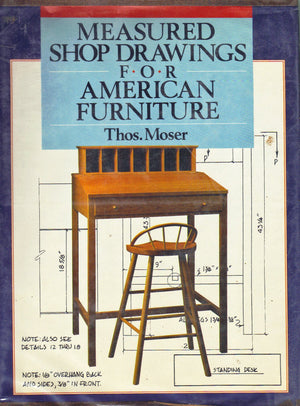 Measured Shop Drawings for American Furniture,Used