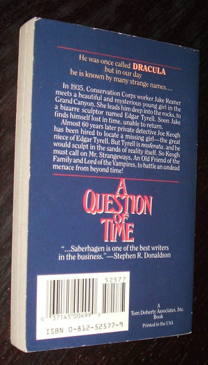 A Question of Time (The Dracula Series),Used
