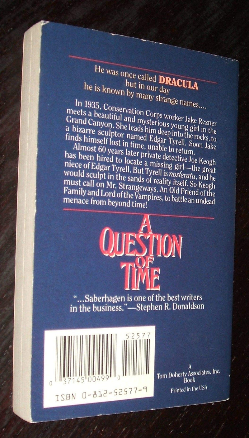 A Question of Time (The Dracula Series),Used