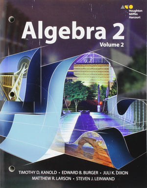Interactive Student Edition Volume 2 2015 (Hmh Algebra 2),New
