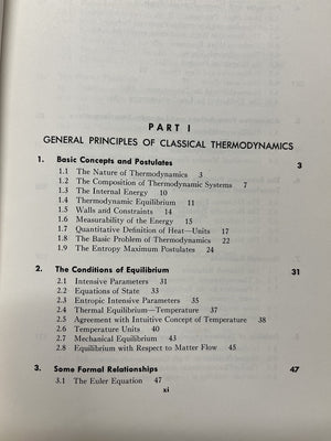 Thermodynamics: An Introduction To The Physical Theories Of Equilibrium Thermostatics & Irreversible Thermodynamics,New