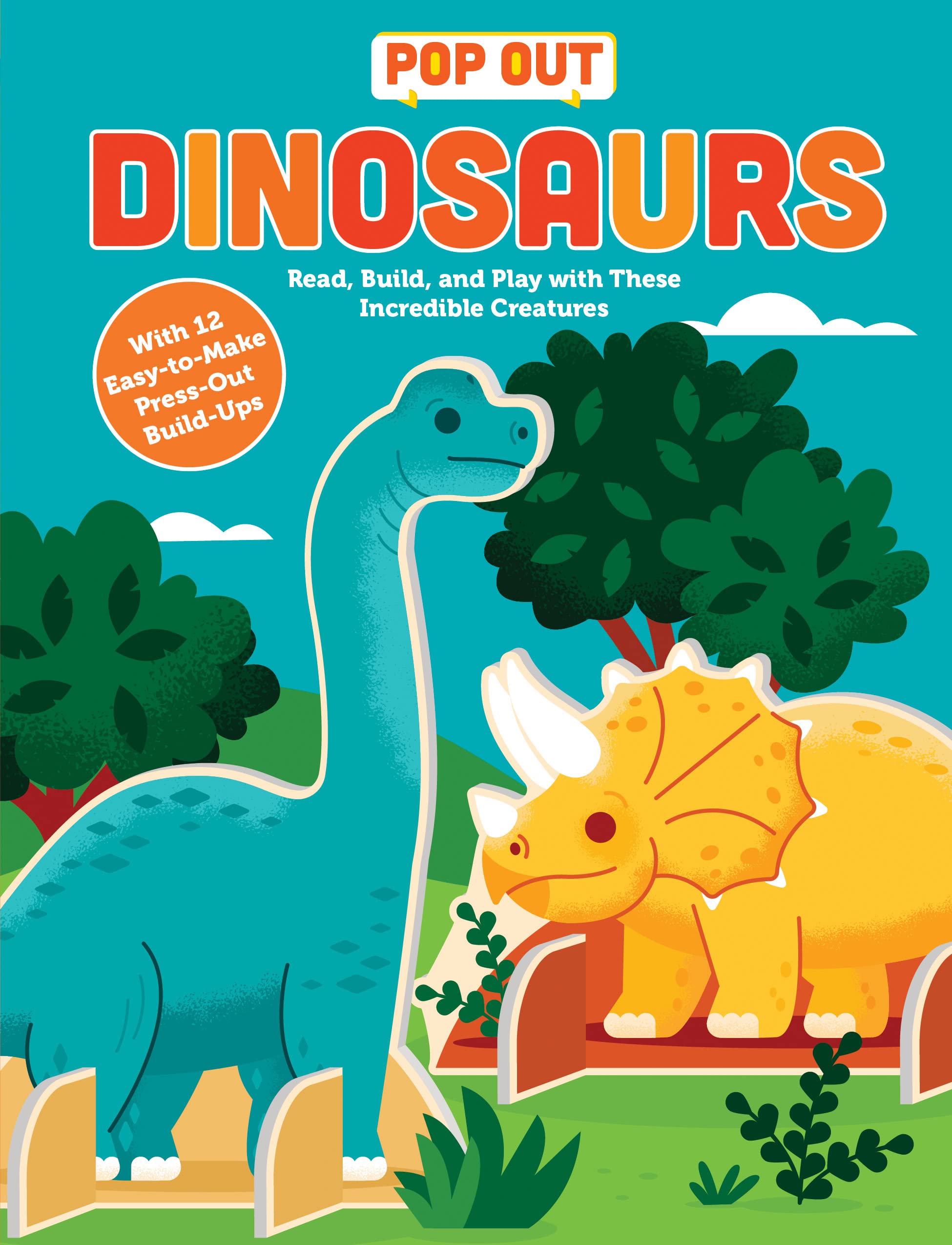 Pop Out Dinosaurs: Read, Build, And Play With These Prehistoric Beasts (Pop Out Books, 3),Used