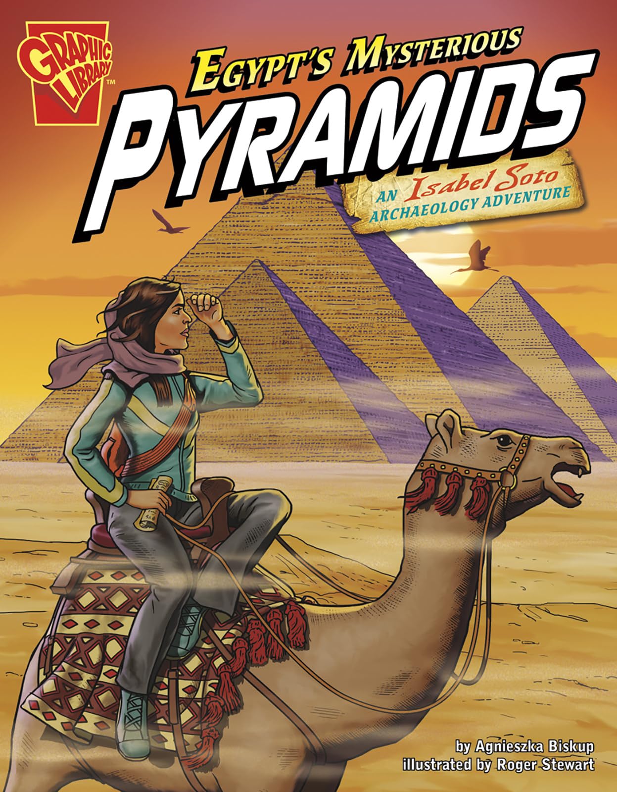 Egypt's Mysterious Pyramids: An Isabel Soto Archaeology Adventure (Graphic Expeditions),Used