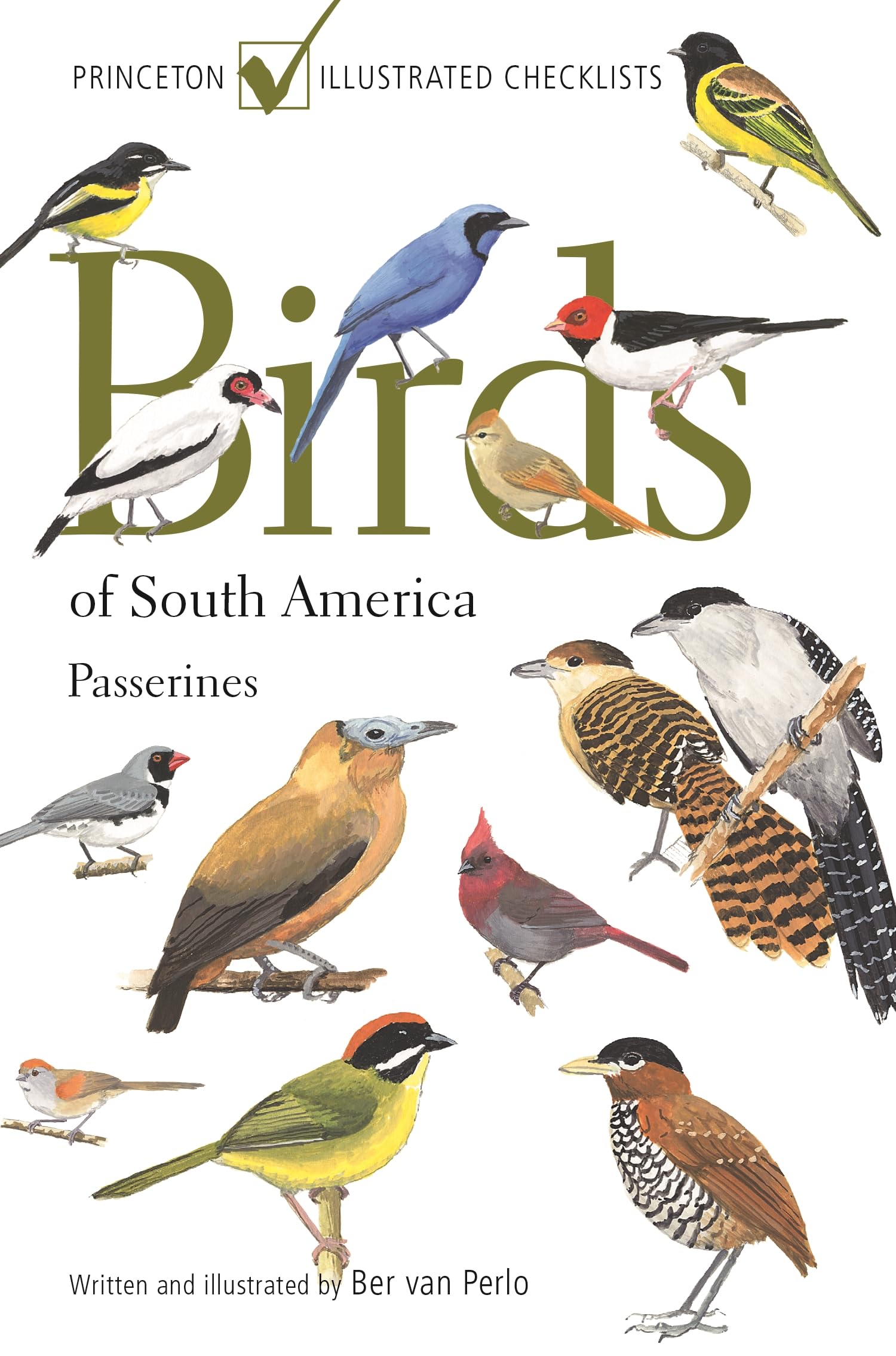 Birds Of South America: Passerines (Princeton Illustrated Checklists),Used
