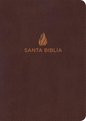NVI Biblia Compacta Letra Grande marrn, piel fabricada (Spanish Edition), Font size 7.5 pt,Used