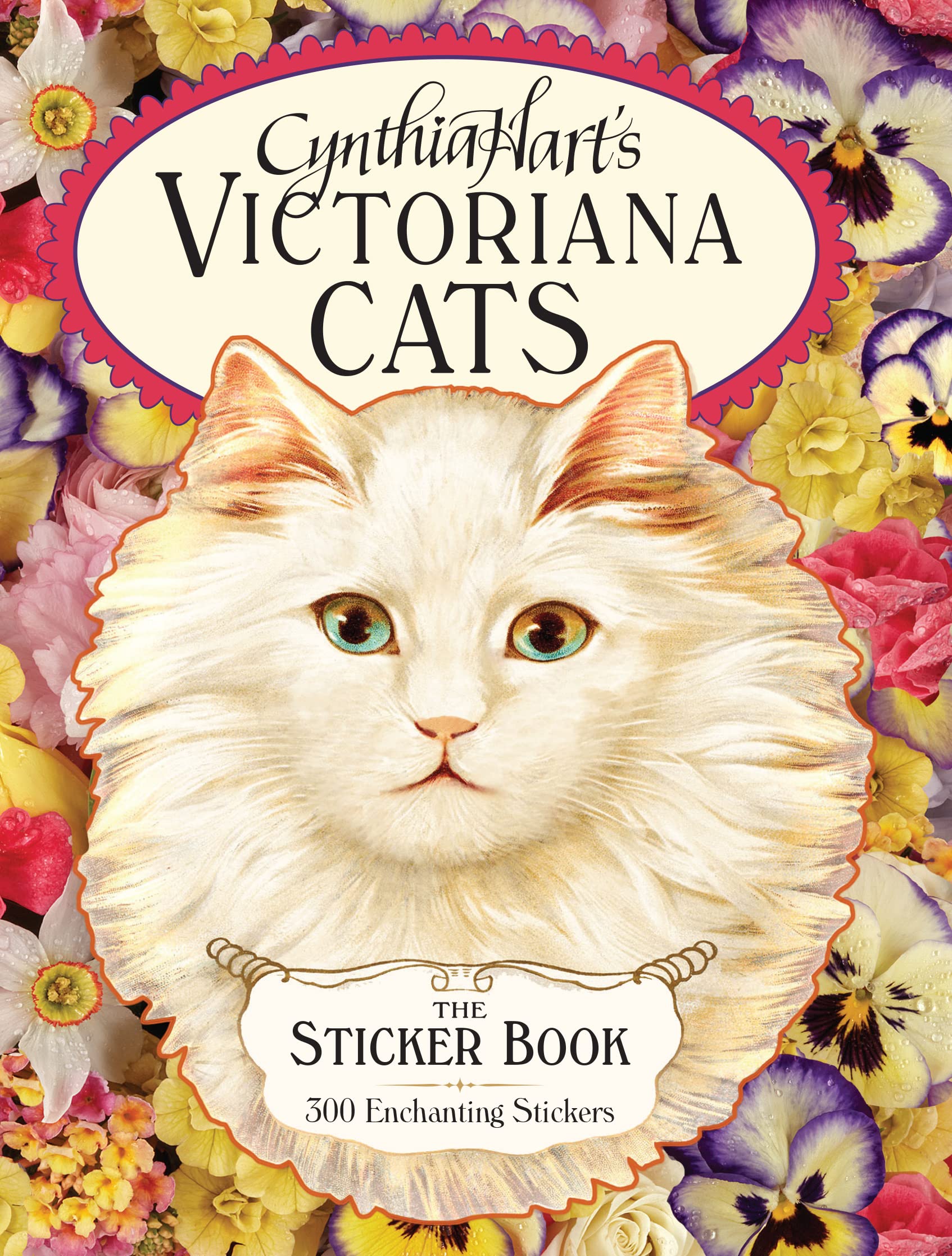 Cynthia Hart'S Victoriana Cats: The Sticker Book: 300 Enchanting Stickers,Used