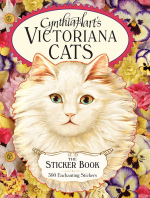 Cynthia Hart'S Victoriana Cats: The Sticker Book: 300 Enchanting Stickers,Used