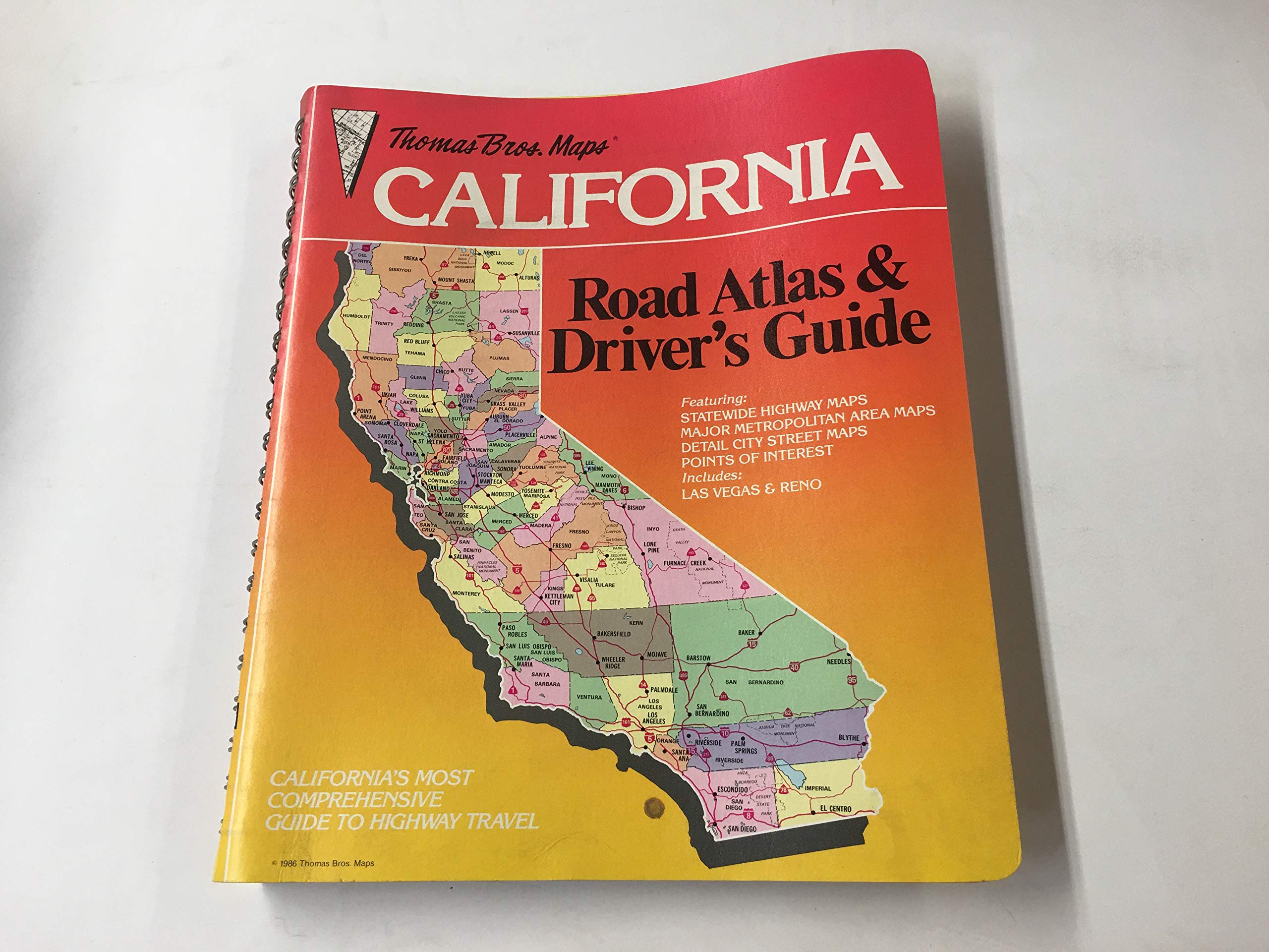 MapCalifornia Rd Atlas,Used