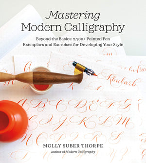Mastering Modern Calligraphy: Beyond The Basics: 2,700+ Pointed Pen Exemplars And Exercises For Developing Your Style,Used