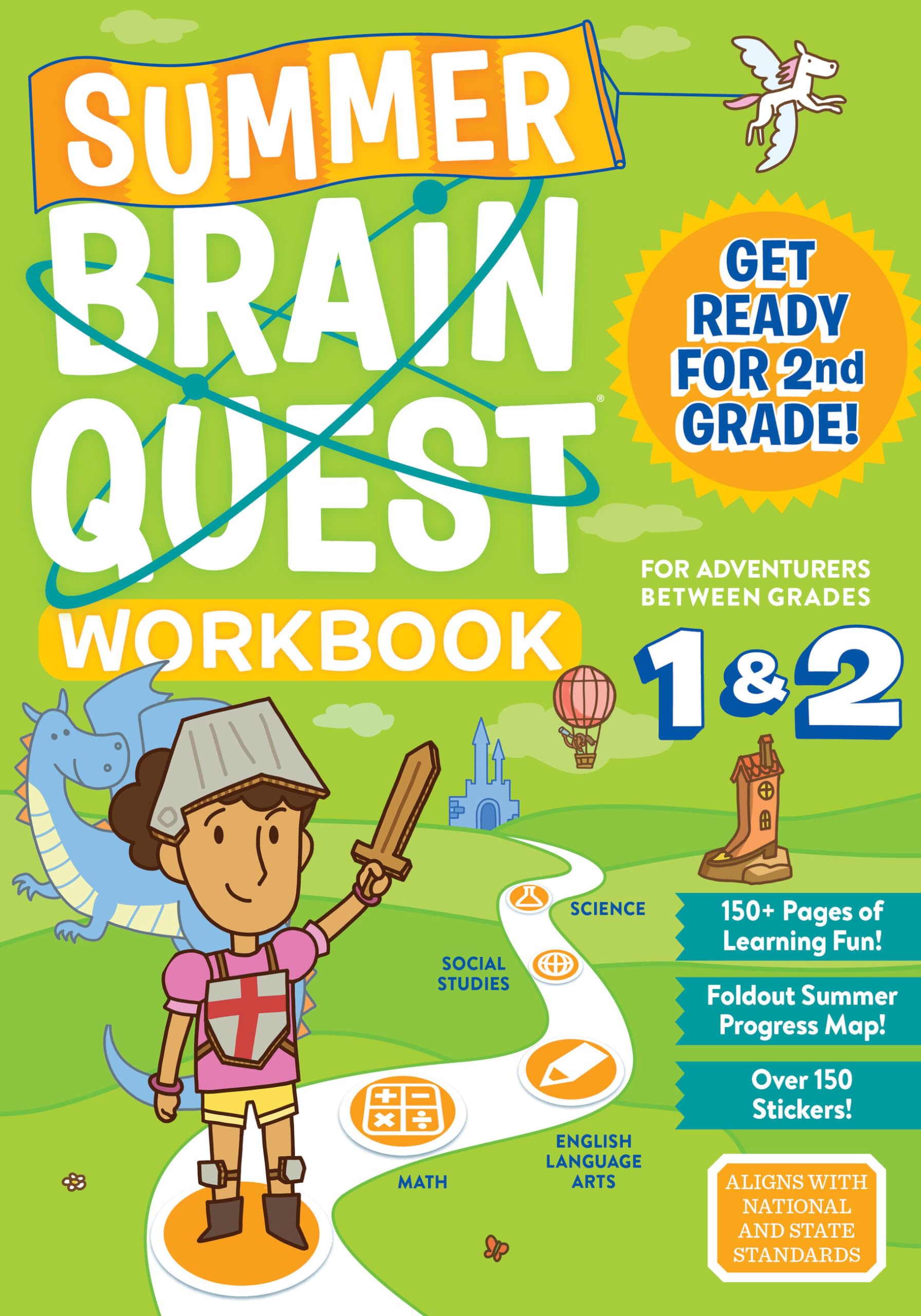 Summer Brain Quest: Between Grades 1 & 2,Used