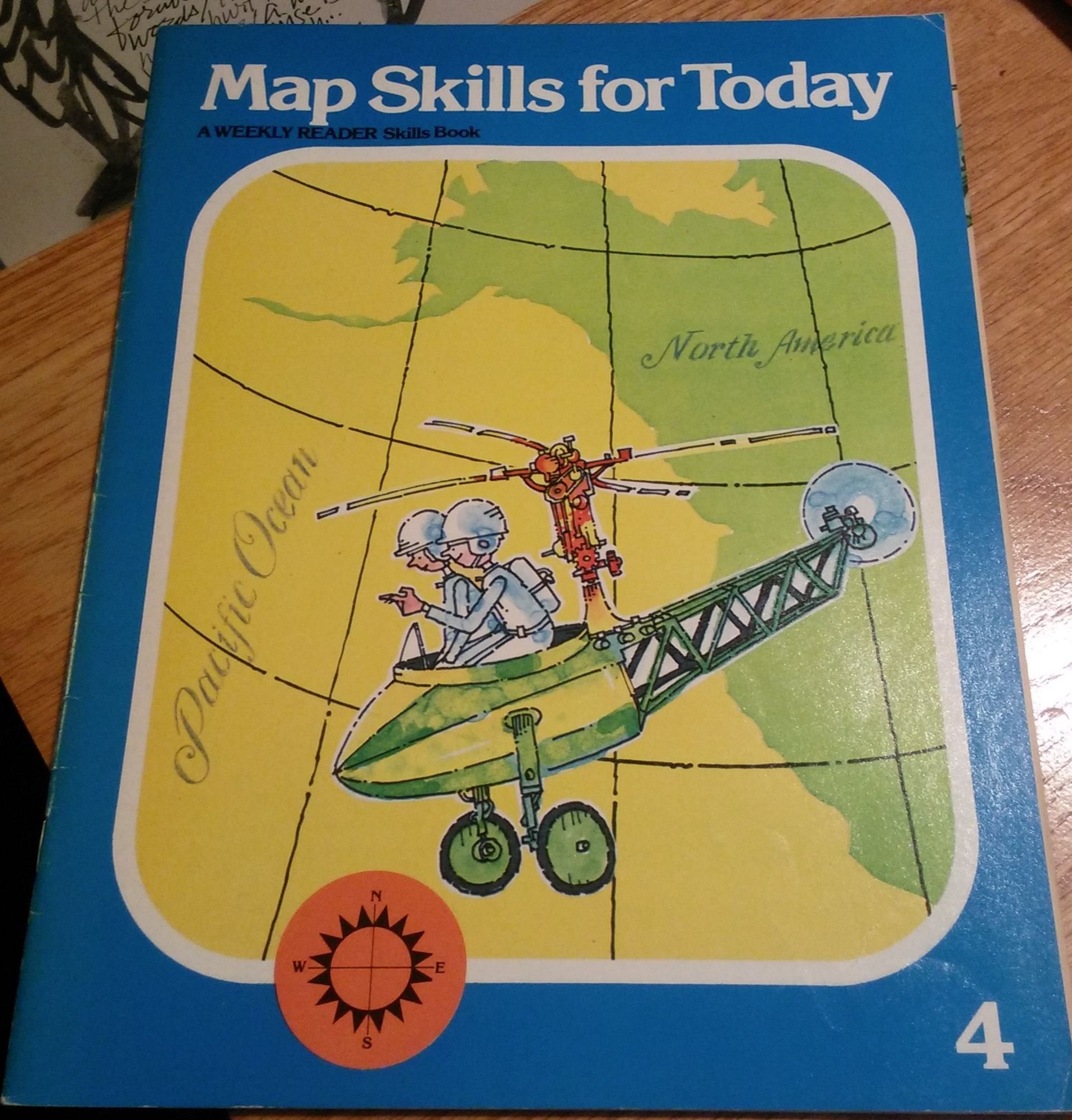 Map Skills for Today/Grade 4 (Weekly Reader Skills Book),Used