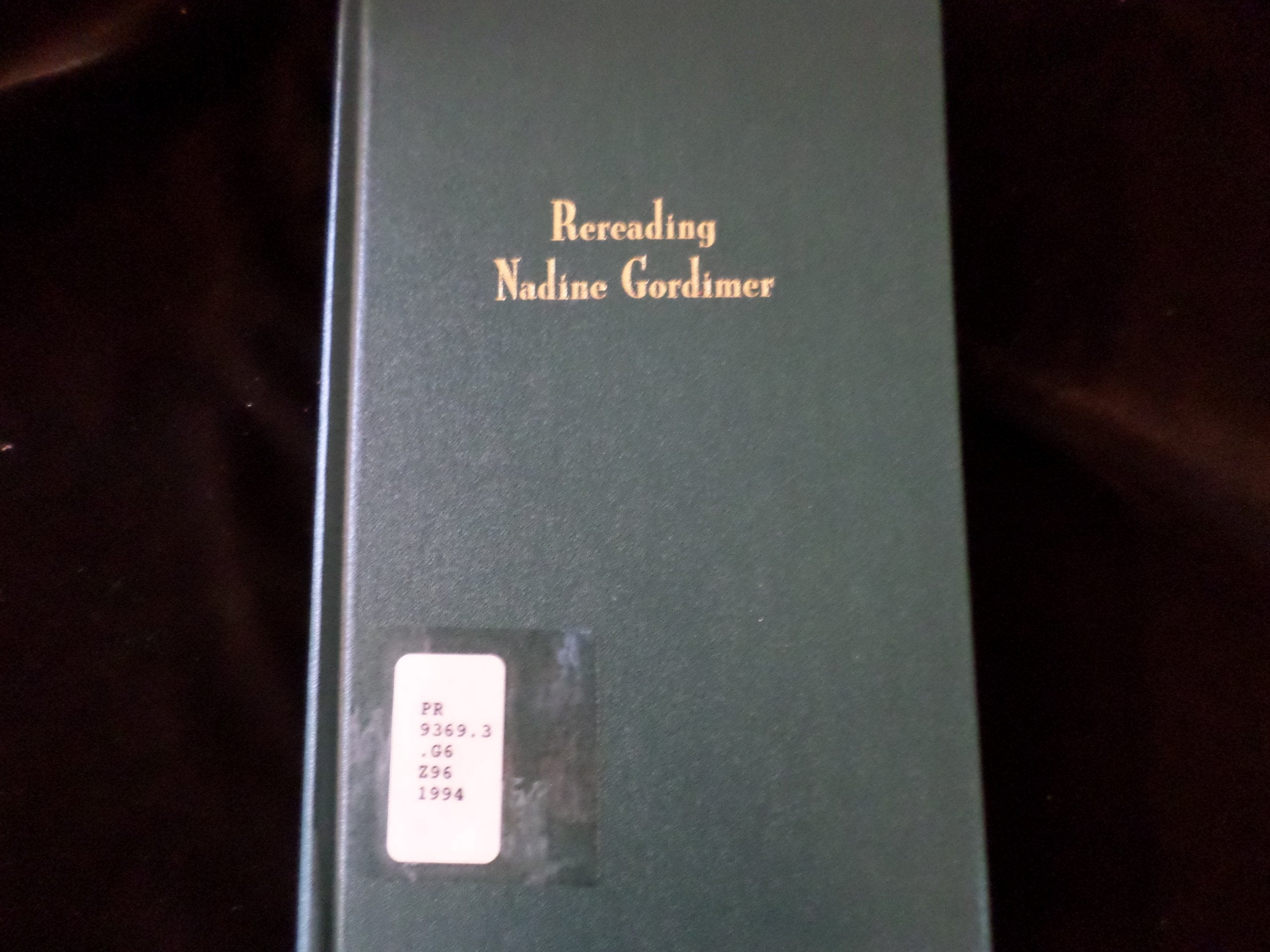 Rereading Nadine Gordimer,Used