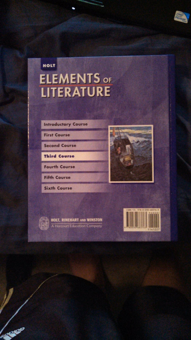 Elements Of Literature: Student Edition Grade 9 Third Course 2005,Used