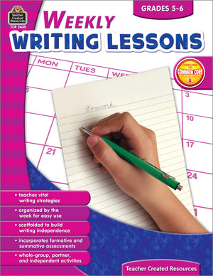Weekly Writing Lessons Grades 56: Grades 56,Used