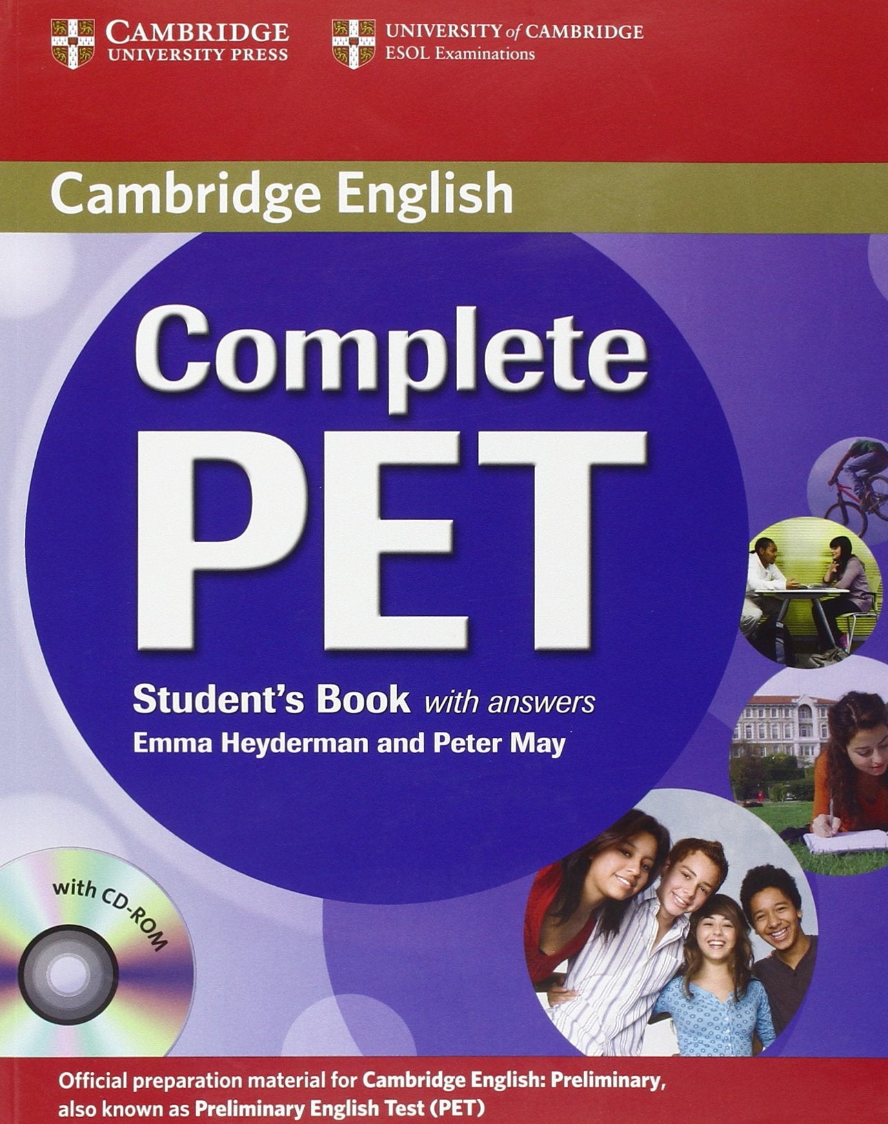 Complete PET Student's Book with answers with CDROM,Used