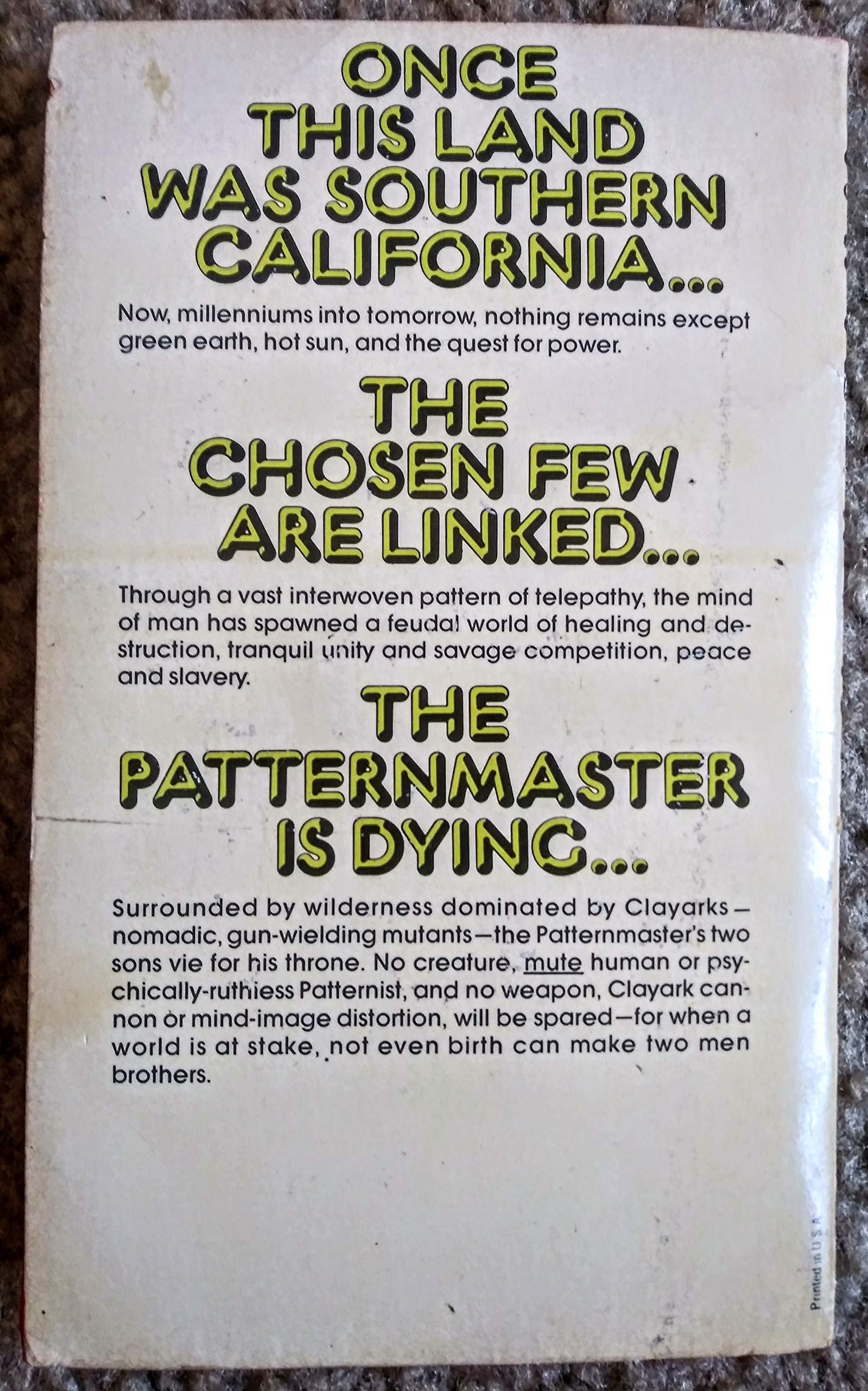 Patternmaster,Used