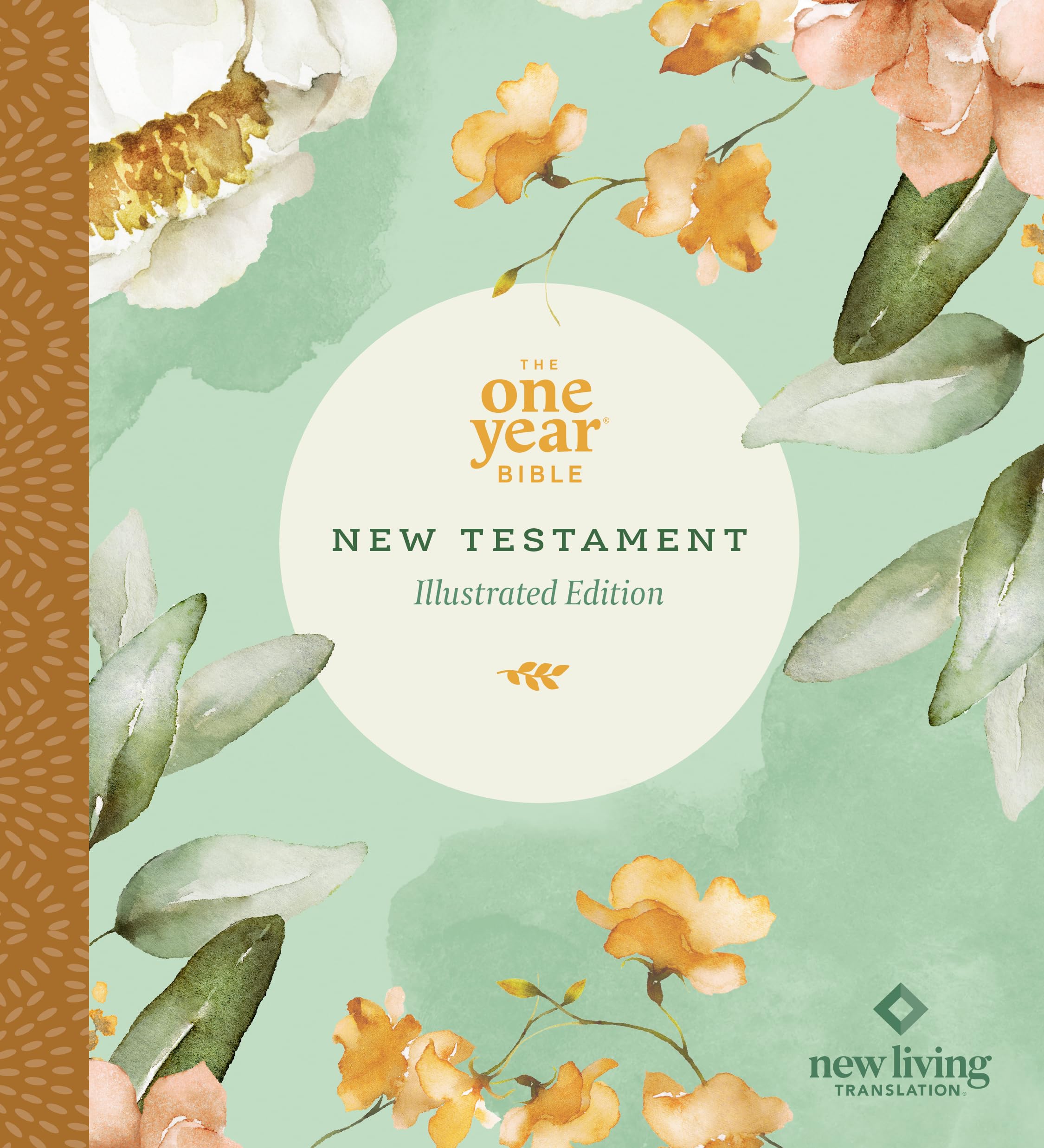 The One Year Bible New Testament: NLT (Softcover, Floral Paradise),New