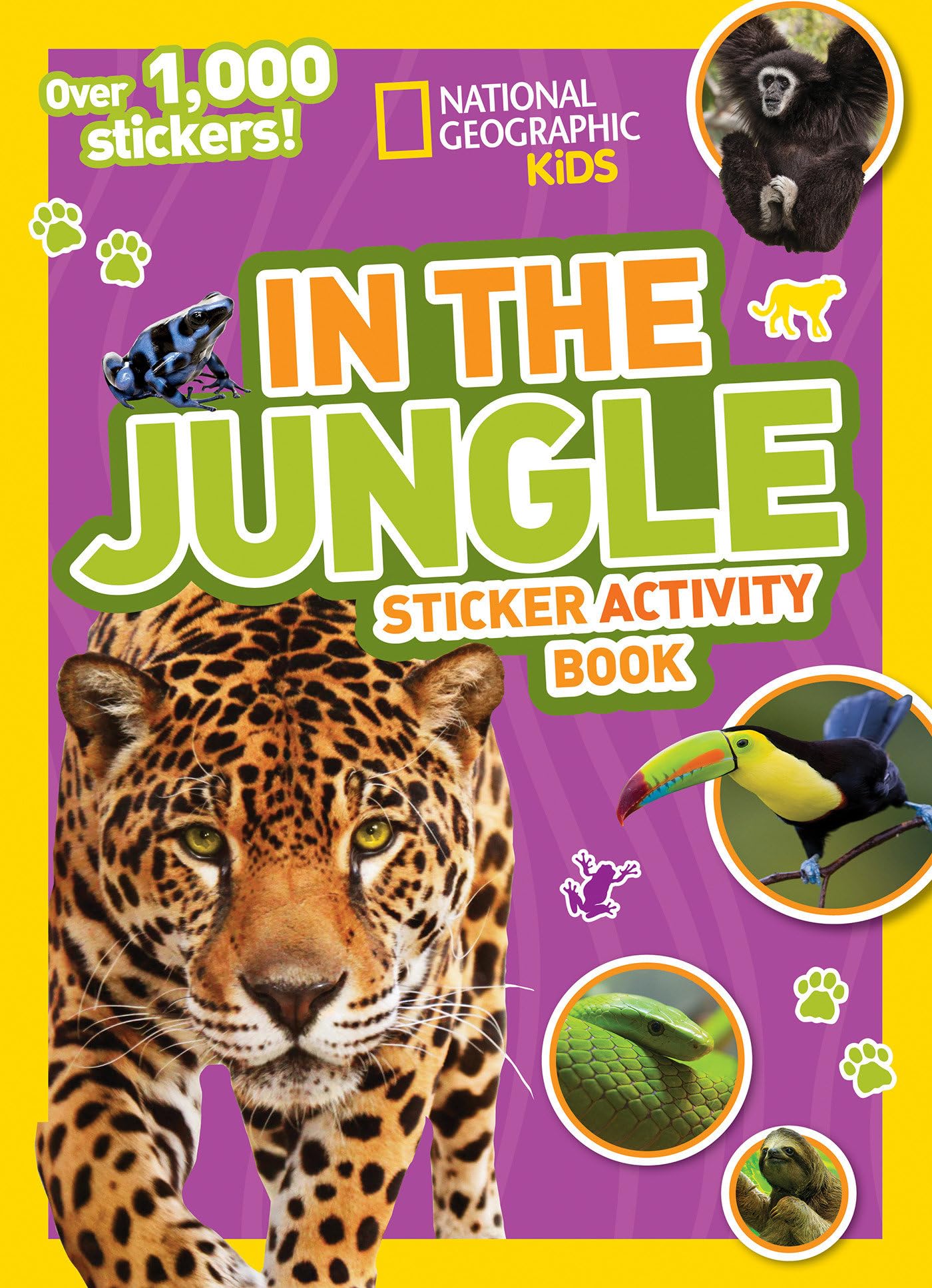National Geographic Kids In the Jungle Sticker Activity Book: Over 1,000 Stickers! (NG Sticker Activity Books),New