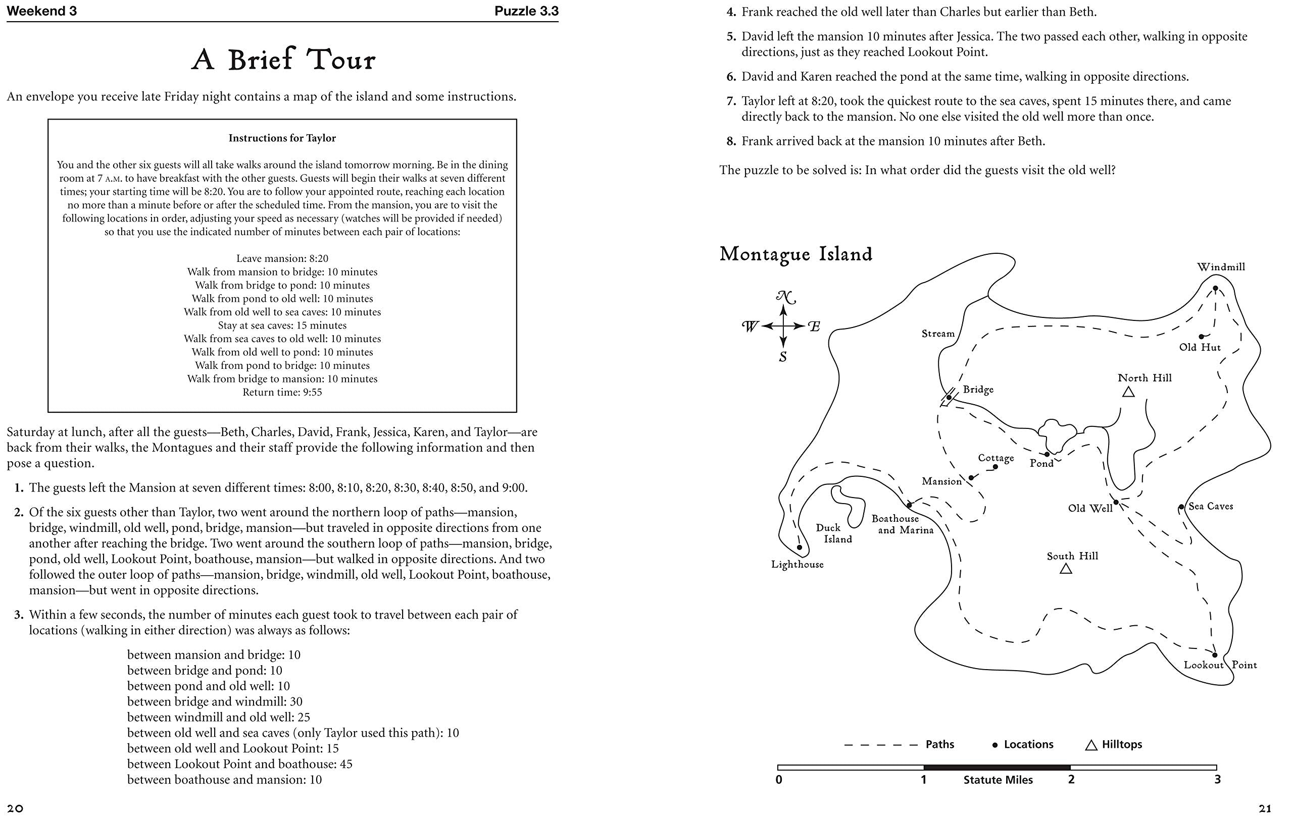 Montague Island Mysteries and Other Logic Puzzles (Montague Island Mysteries, 1),Used