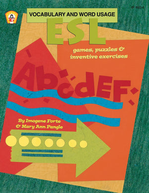 Esl Vocabulary And Word Usage: Games, Puzzles, And Inventive Exercises,New
