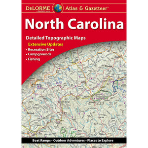North Carolina Atlas & Gazetteer (Delorme Atlas & Gazetteer),Used