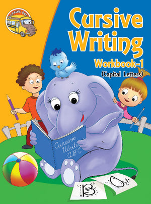 Cursive Writing Workbook-1 For Kids (Capital Letters)