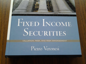 Fixed Income Securities: Valuation, Risk, and Risk Management,Used
