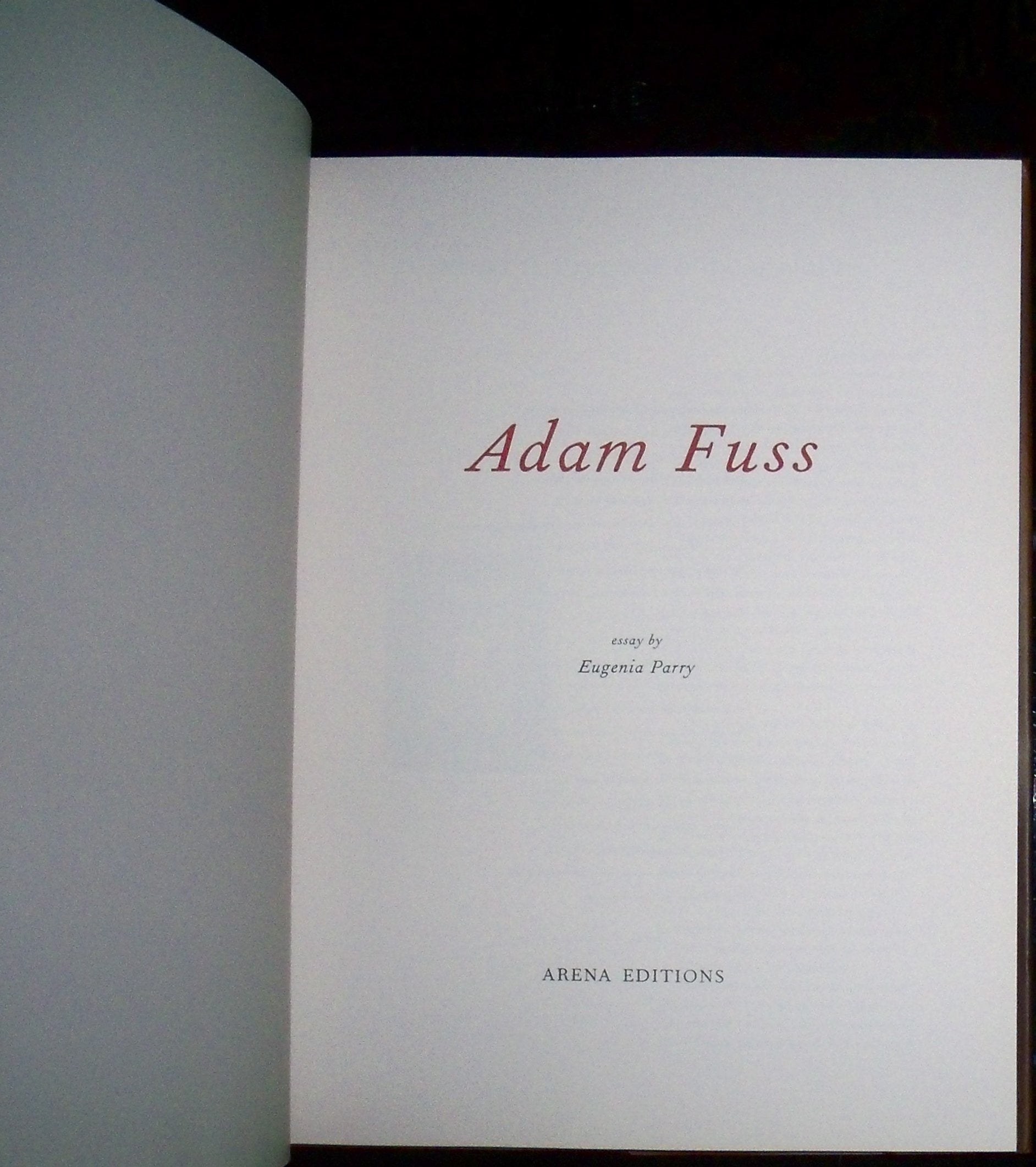 Adam Fuss,Used