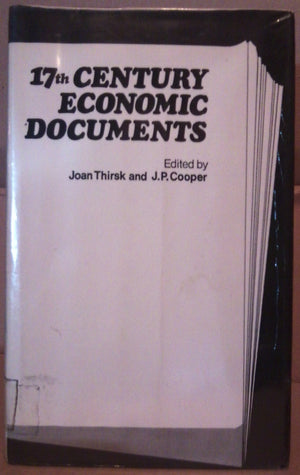 Seventeenthcentury Economic Documents,,Used