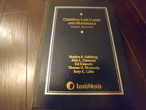 Criminal Law: Cases and Materials,New