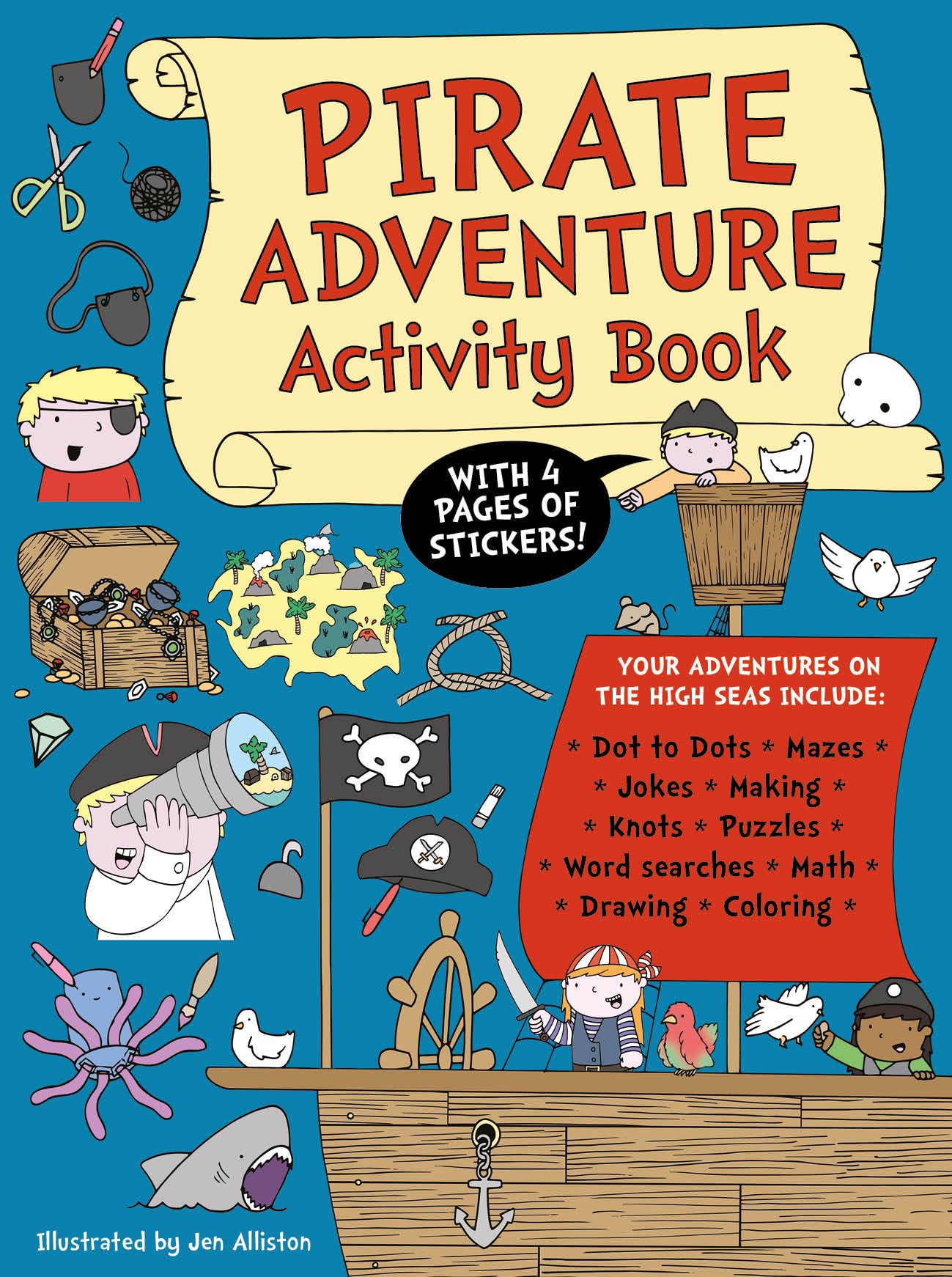 Pirate Adventure Activity Book,Used