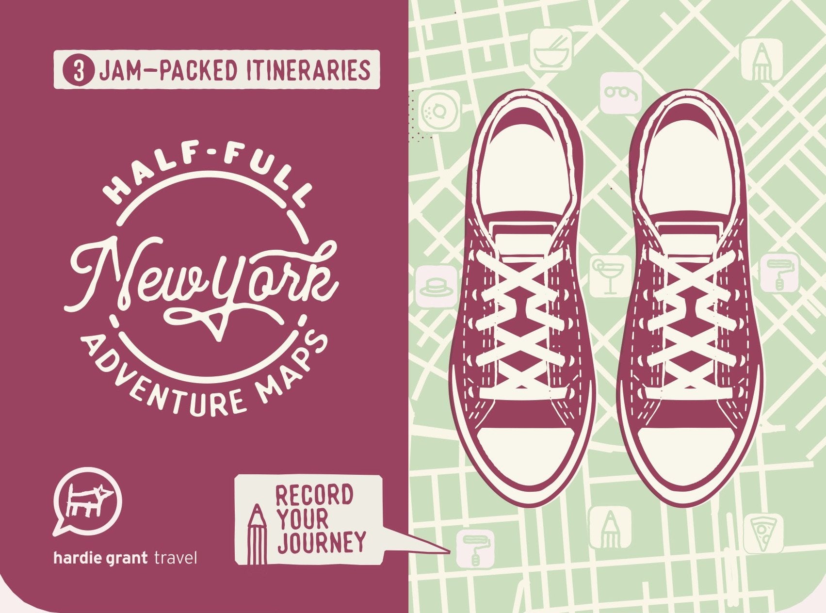 Halffull Adventure Map: New York (Halffull Adventure Maps)