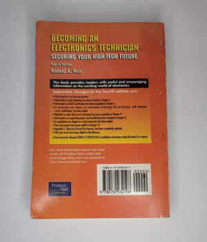 Becoming An Electronics Technician: Securing Your Hightech Future,Used