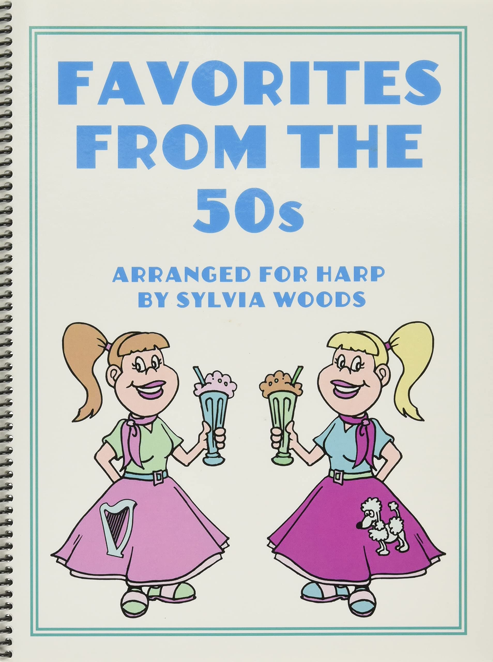 Favorites from the '50s: Arranged for Harp Spiral Bound,Used