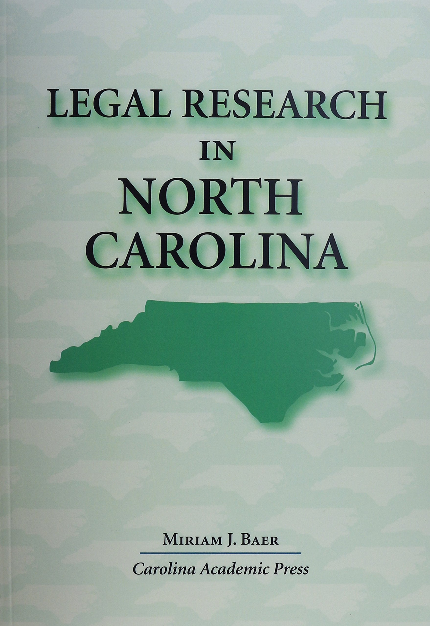 Legal Research in North Carolina,Used