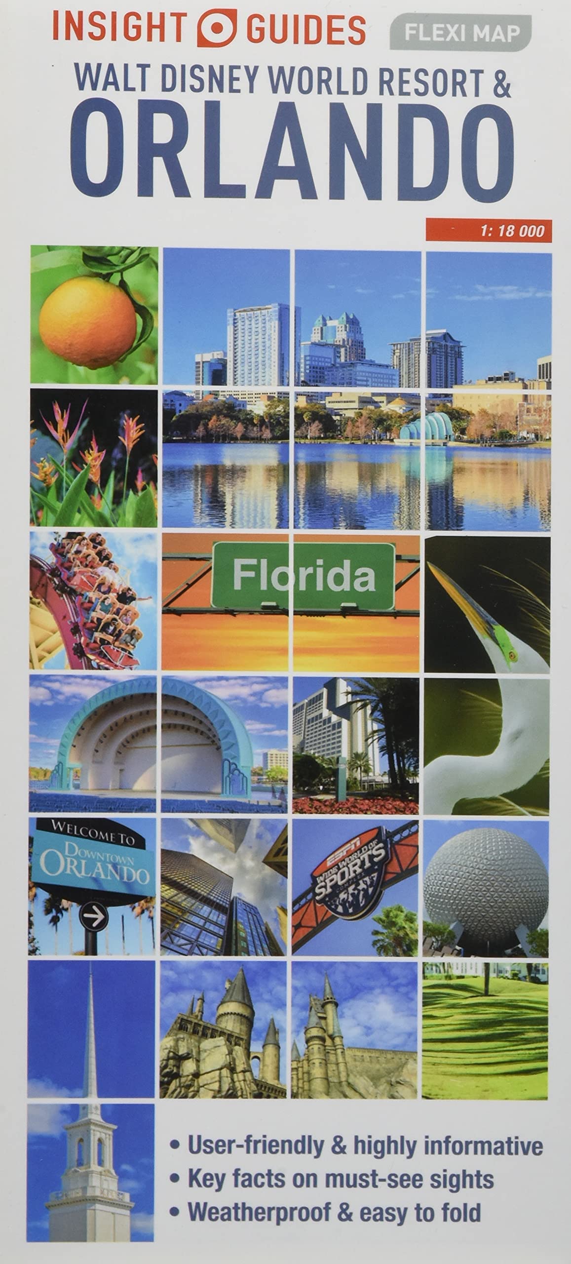 Insight Guides Flexi Map Orlando (Insight Flexi Maps),Used