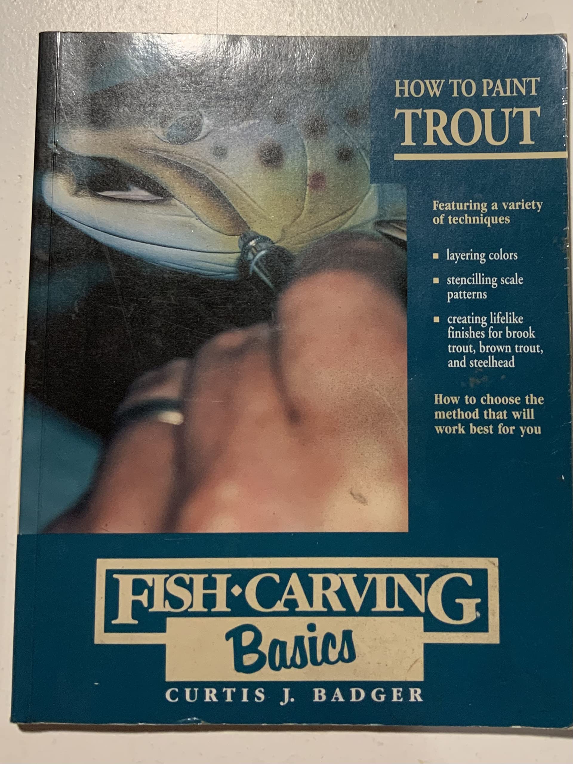 How to Paint Trout (Fish Carving Basics),Used