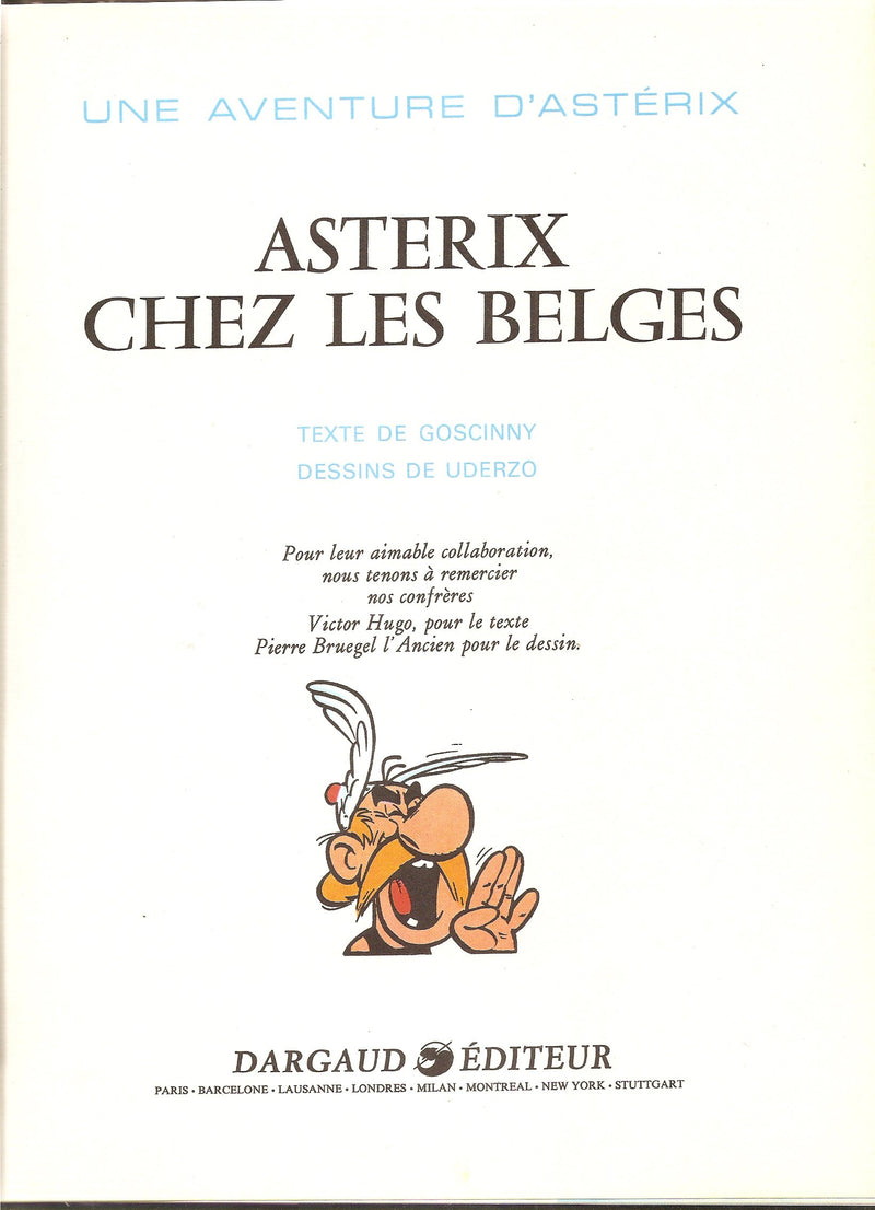 Asterix chez les Belges (Une aventure d'Asterix) (French Edition),Used
