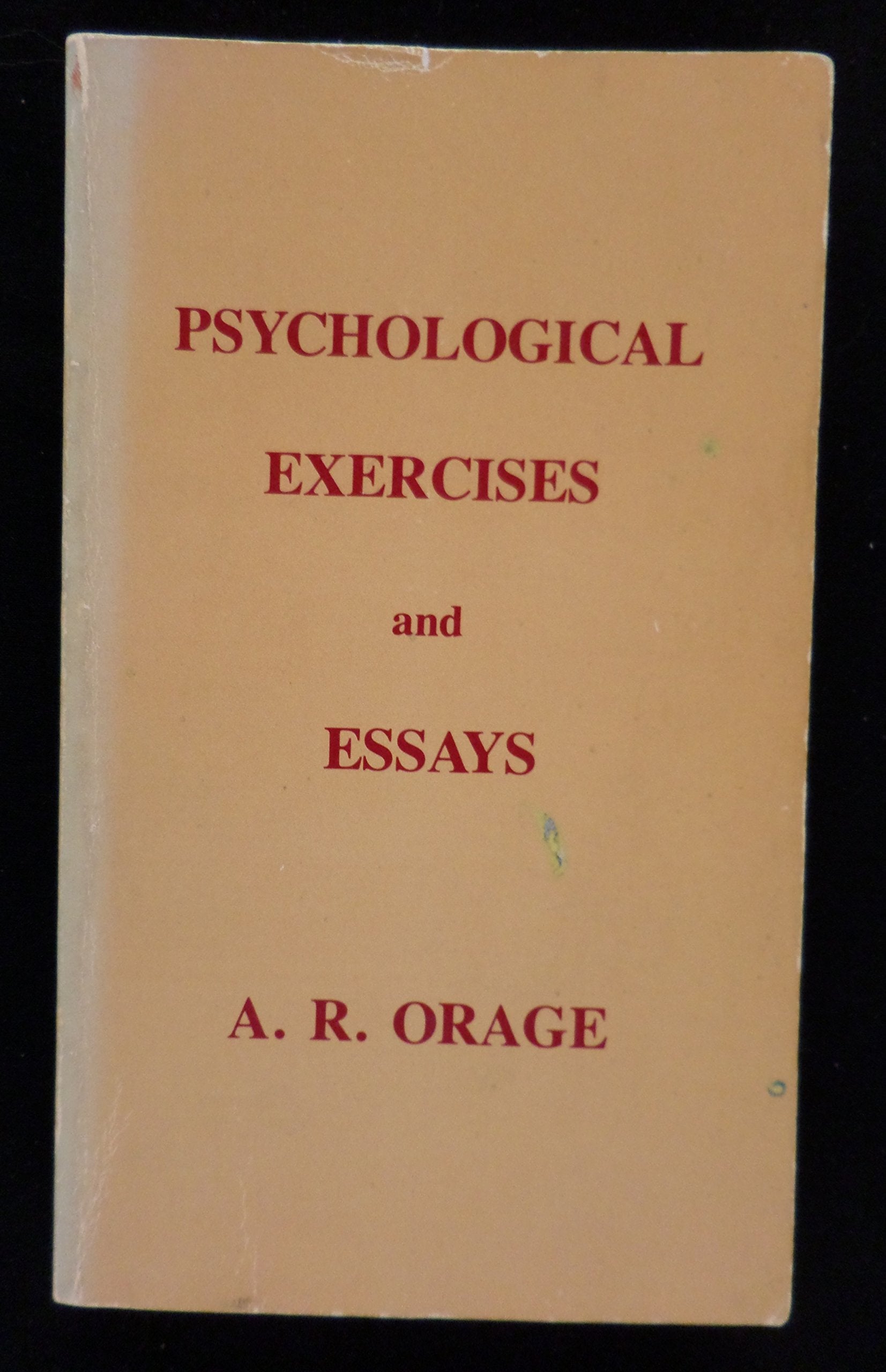 Psychological Exercises and Essays,Used