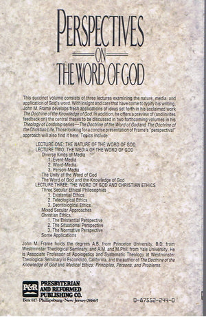 Perspectives on the Word of God: An Introduction to Christian Ethics,Used