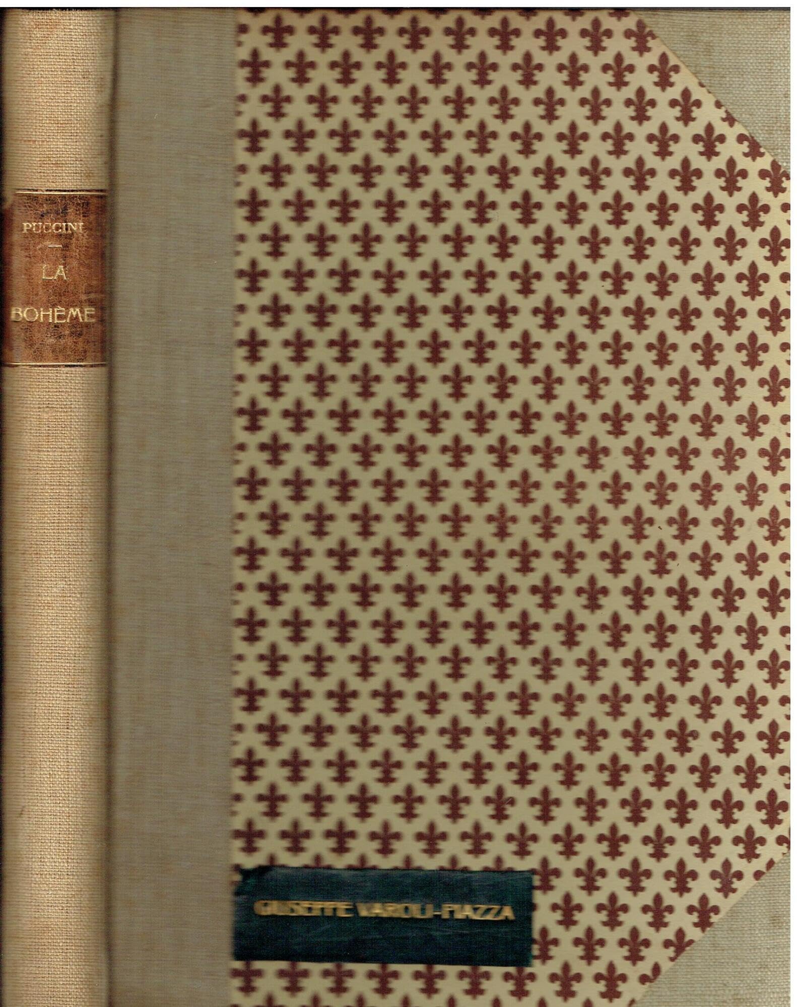 La Boheme: Vocal Score,New